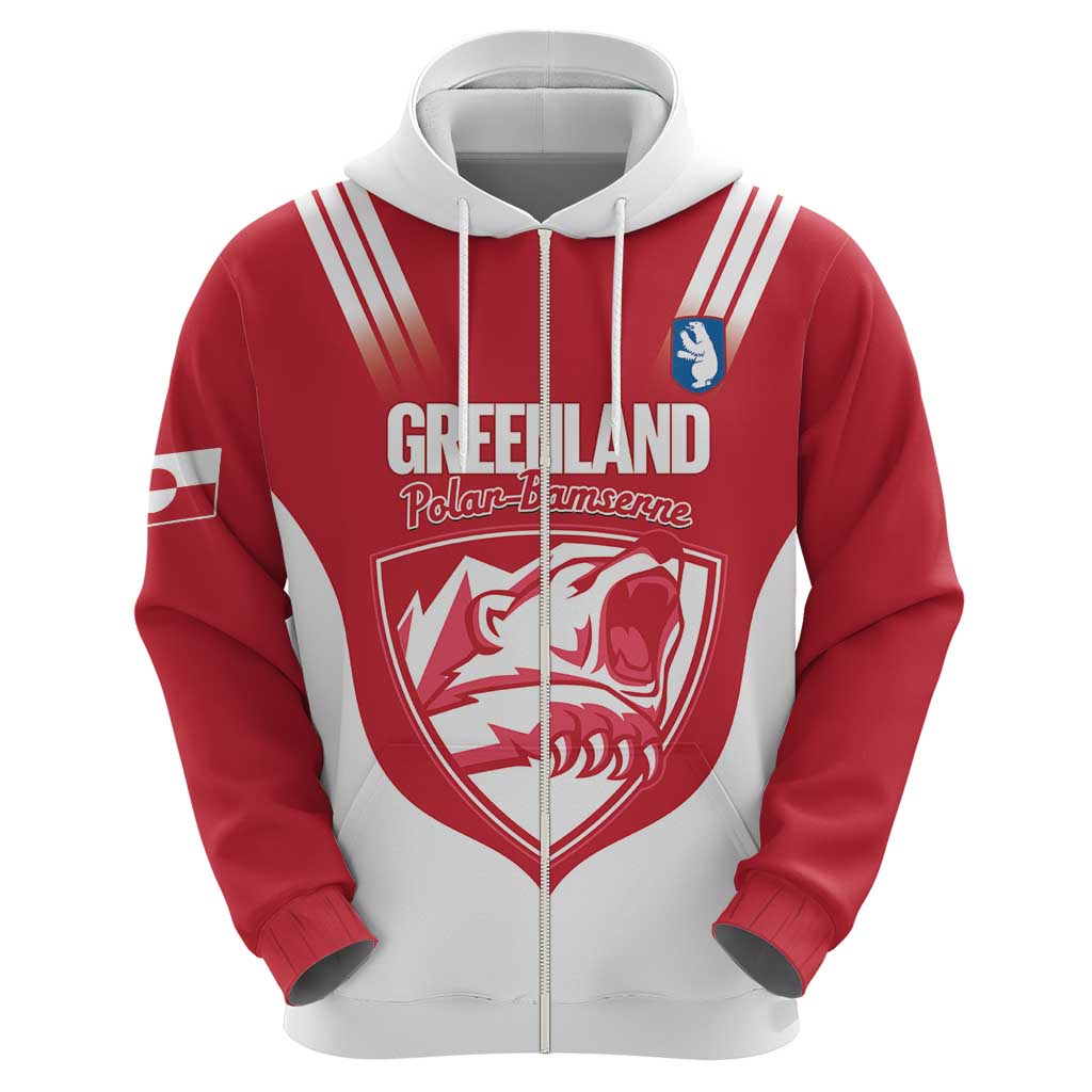 Custom Greenland Football Hoodie Come On Polar-Bamserne LT14
