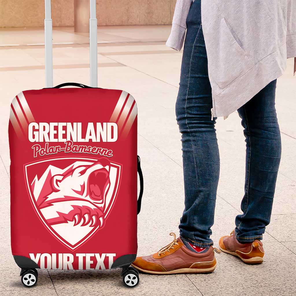 Custom Greenland Football Luggage Cover Come On Polar-Bamserne LT14