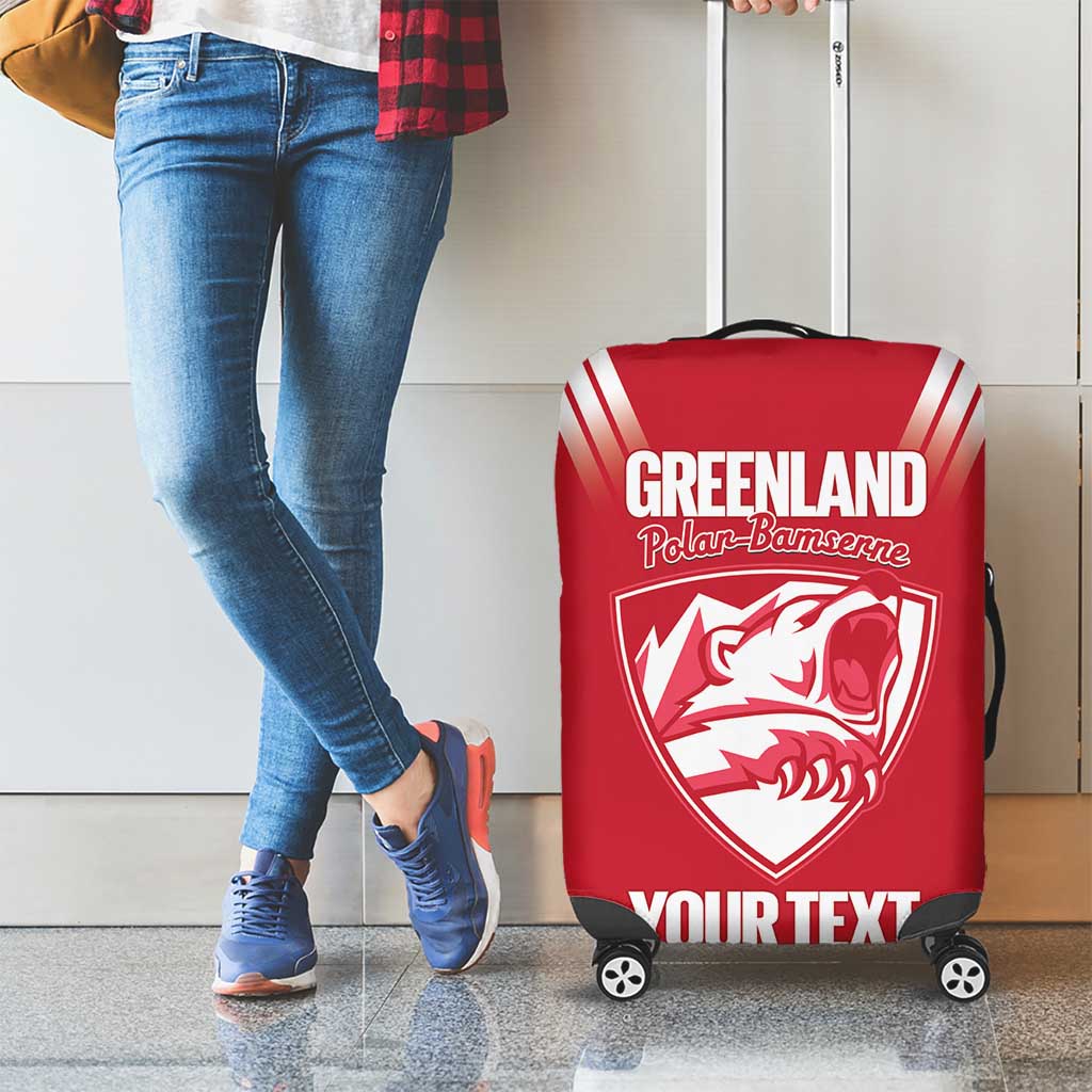 Custom Greenland Football Luggage Cover Come On Polar-Bamserne LT14