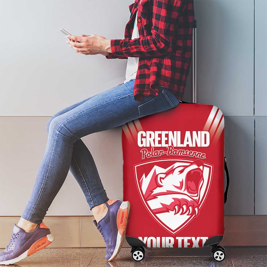 Custom Greenland Football Luggage Cover Come On Polar-Bamserne LT14