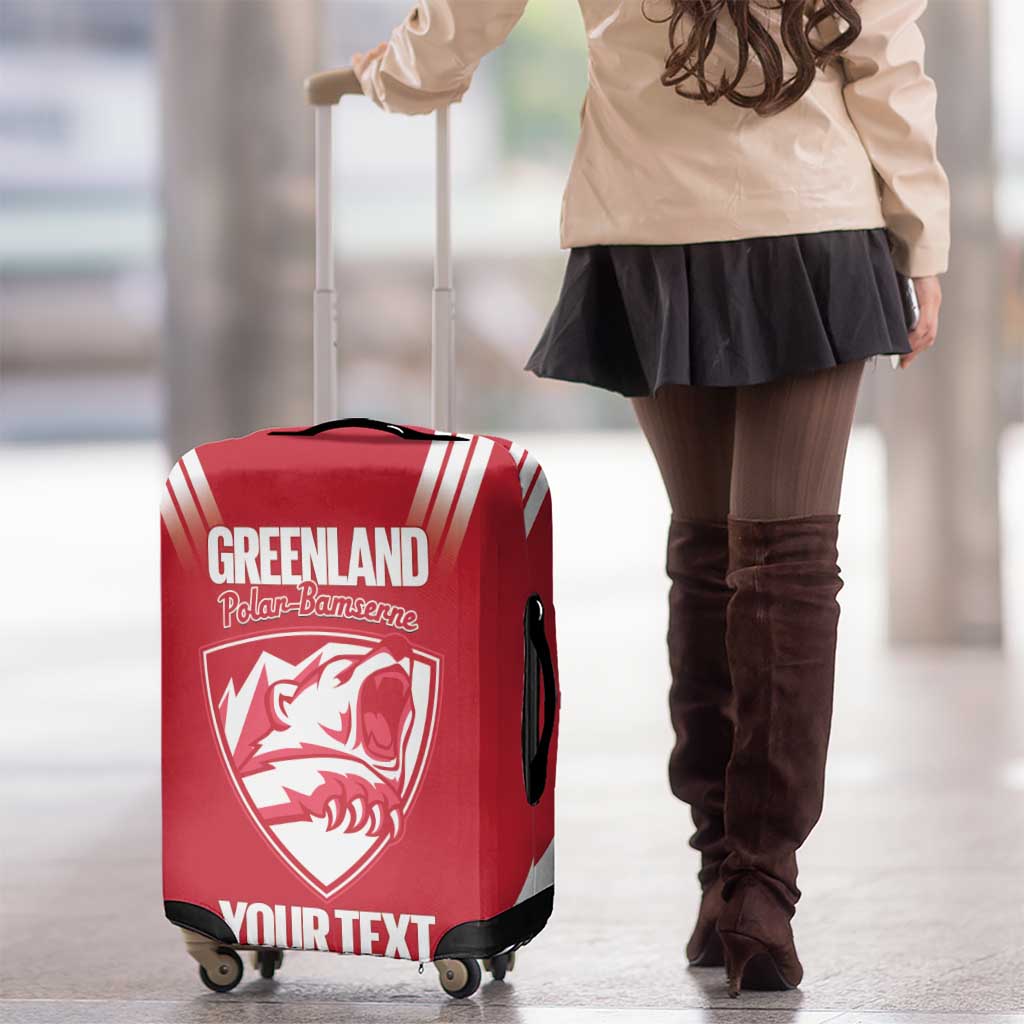 Custom Greenland Football Luggage Cover Come On Polar-Bamserne LT14