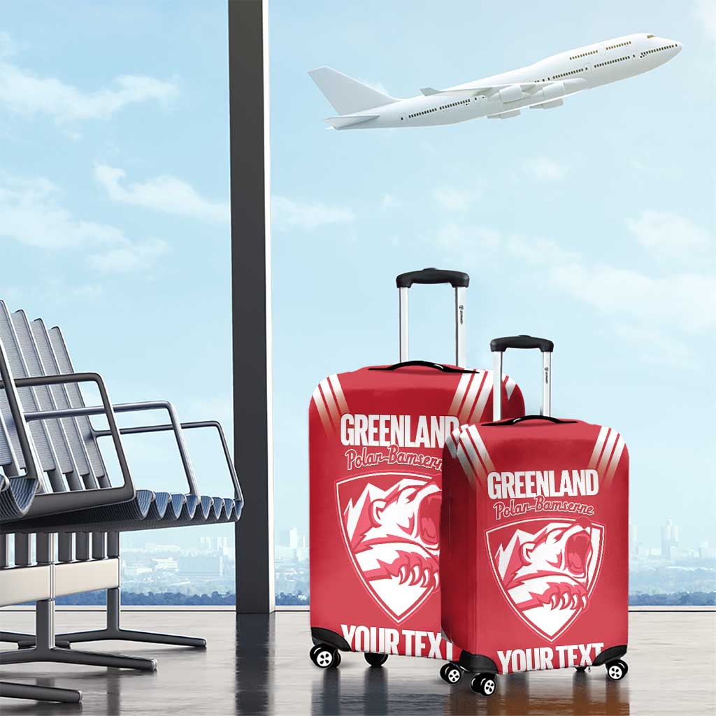 Custom Greenland Football Luggage Cover Come On Polar-Bamserne LT14