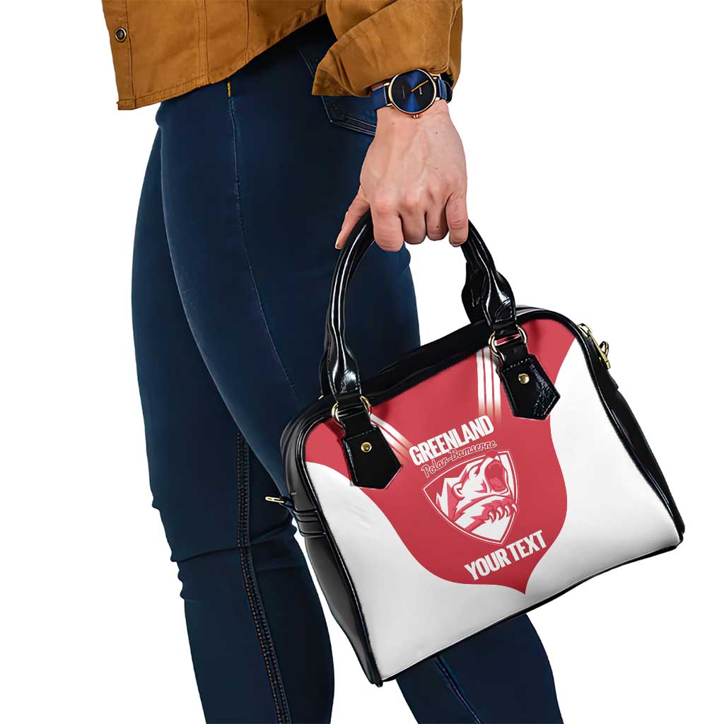 Custom Greenland Football Shoulder Handbag Come On Polar-Bamserne LT14