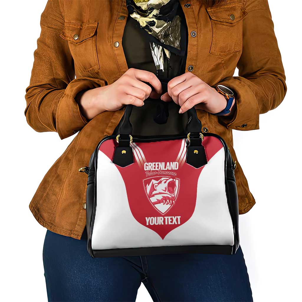 Custom Greenland Football Shoulder Handbag Come On Polar-Bamserne LT14
