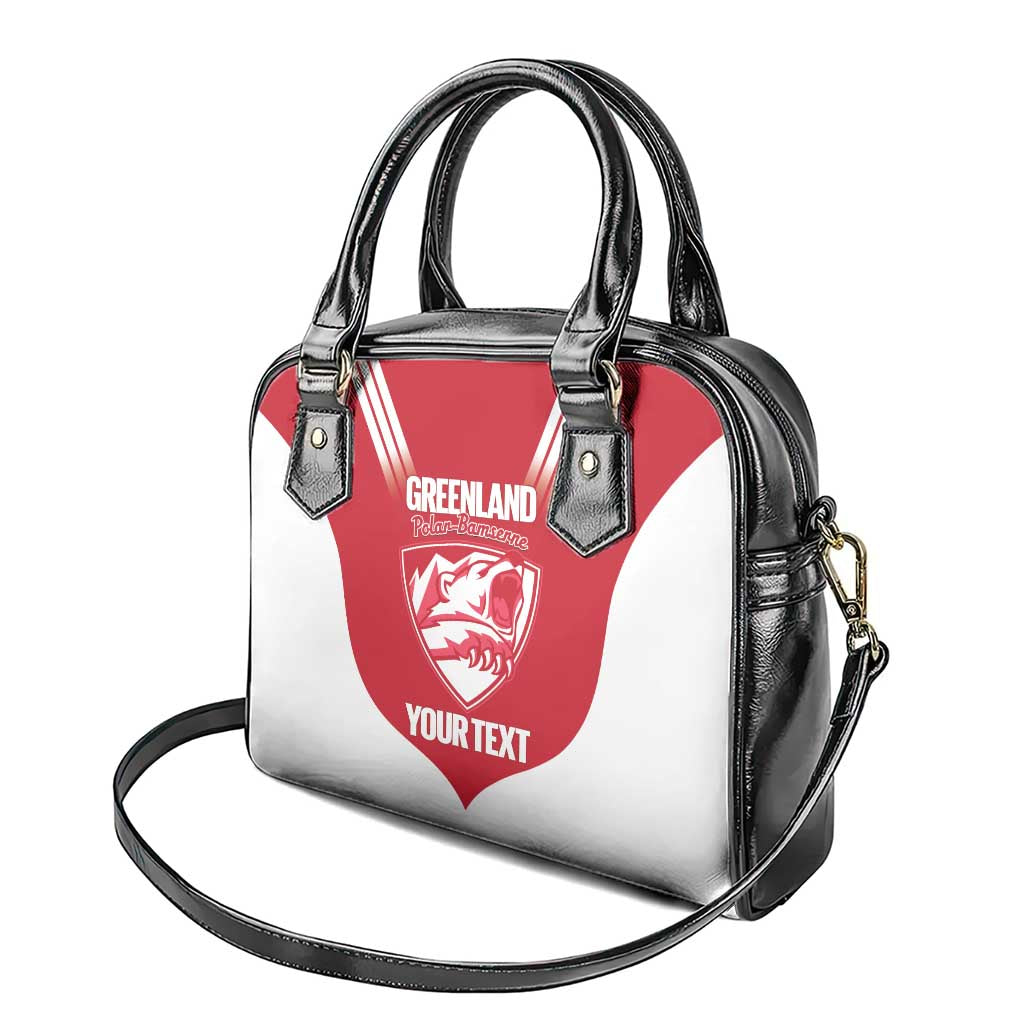 Custom Greenland Football Shoulder Handbag Come On Polar-Bamserne LT14