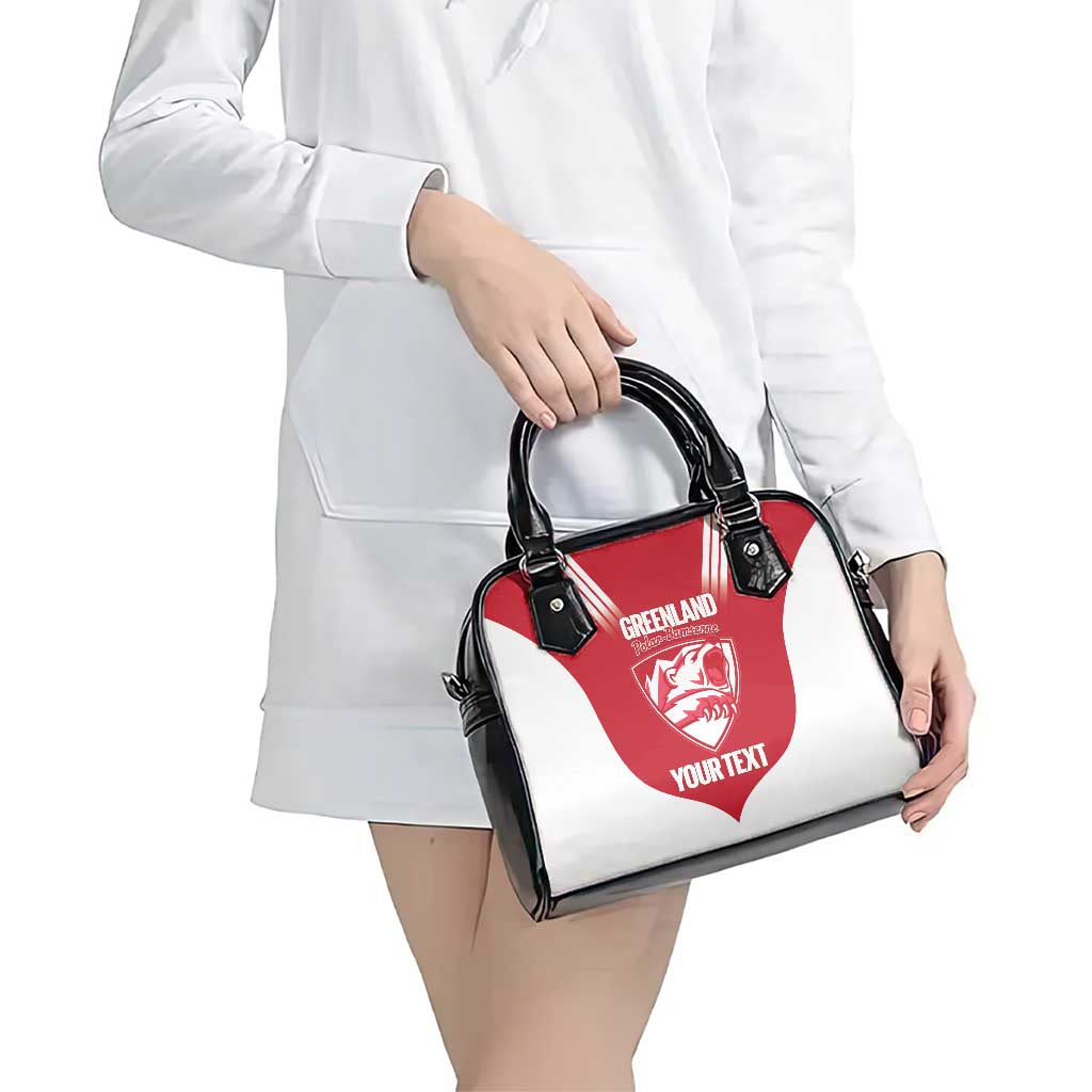 Custom Greenland Football Shoulder Handbag Come On Polar-Bamserne LT14