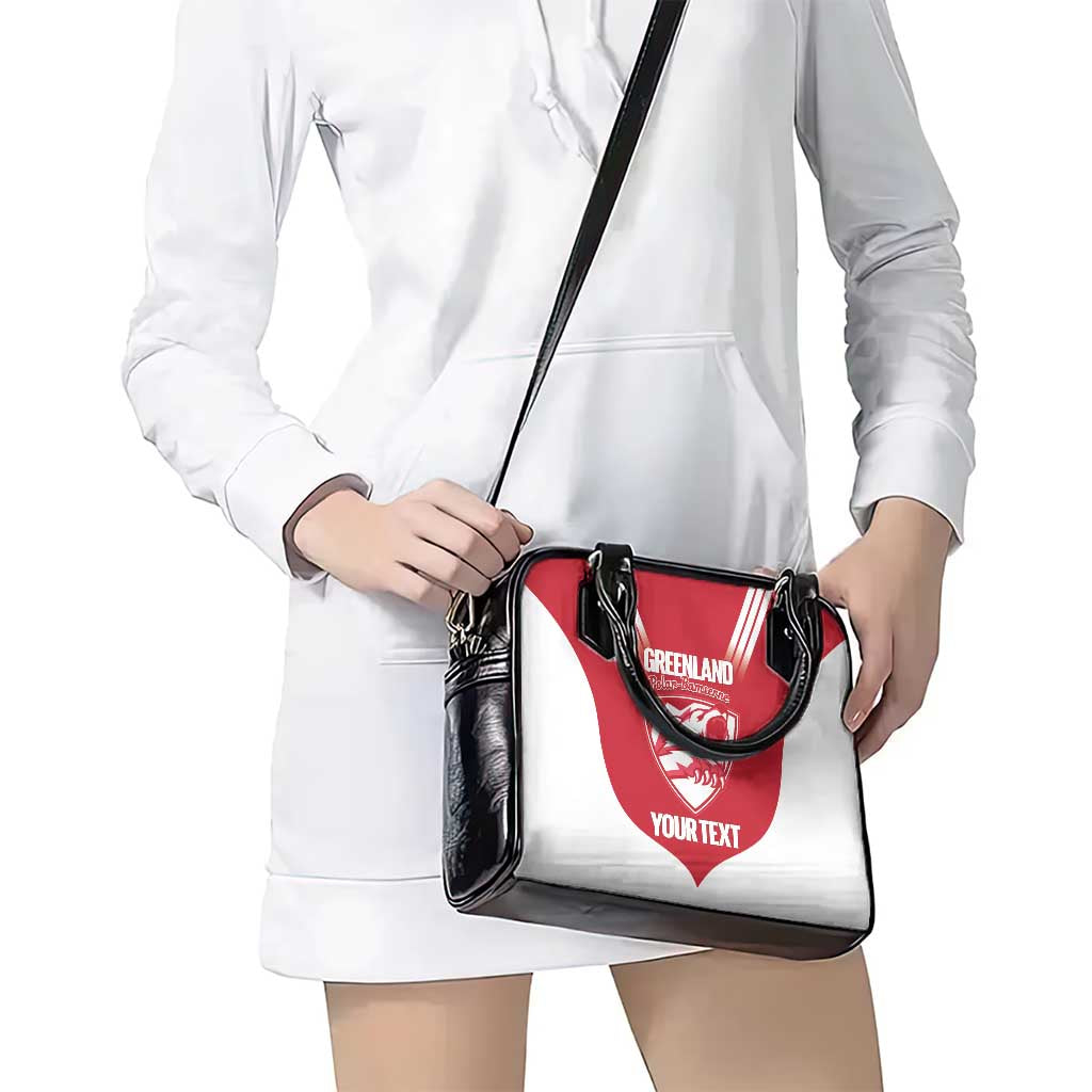 Custom Greenland Football Shoulder Handbag Come On Polar-Bamserne LT14