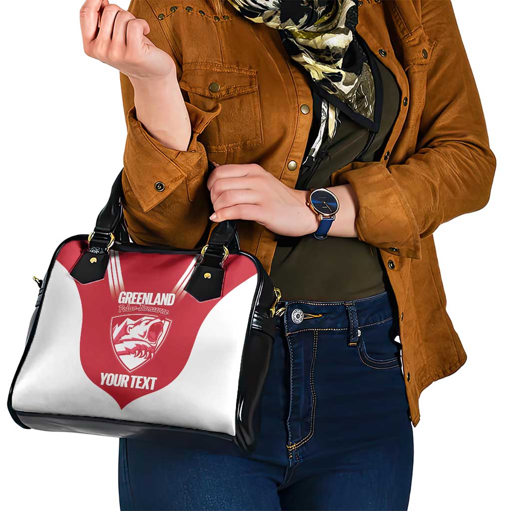 Custom Greenland Football Shoulder Handbag Come On Polar-Bamserne LT14