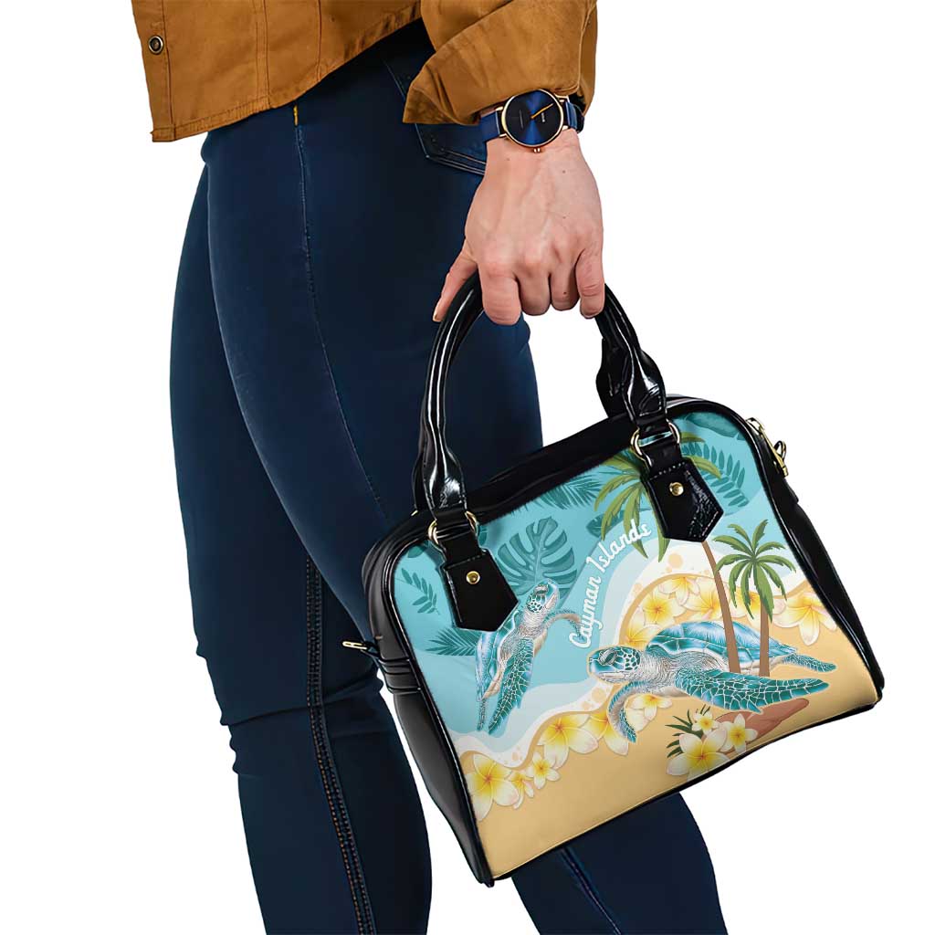 Cayman Islands Shoulder Handbag Sea Turtle Plumeria Tropical Vibes LT14