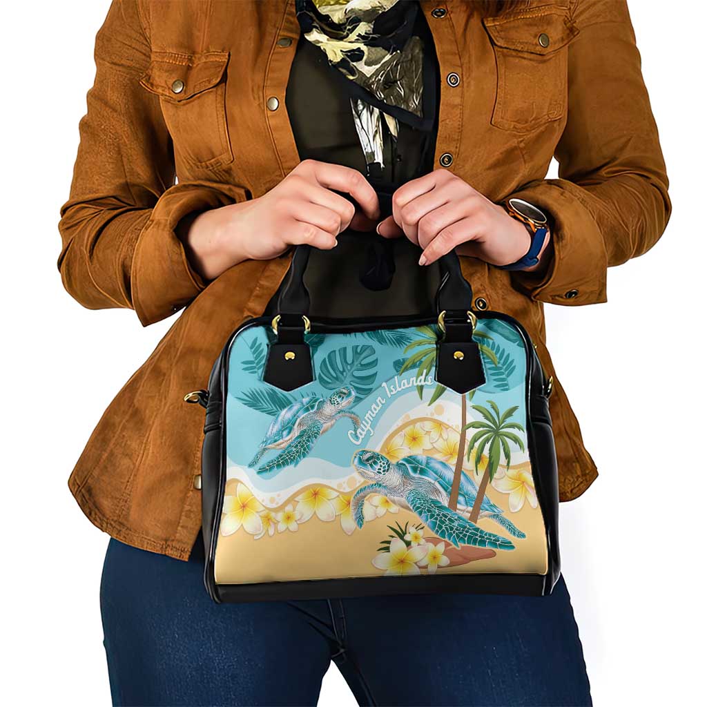 Cayman Islands Shoulder Handbag Sea Turtle Plumeria Tropical Vibes LT14