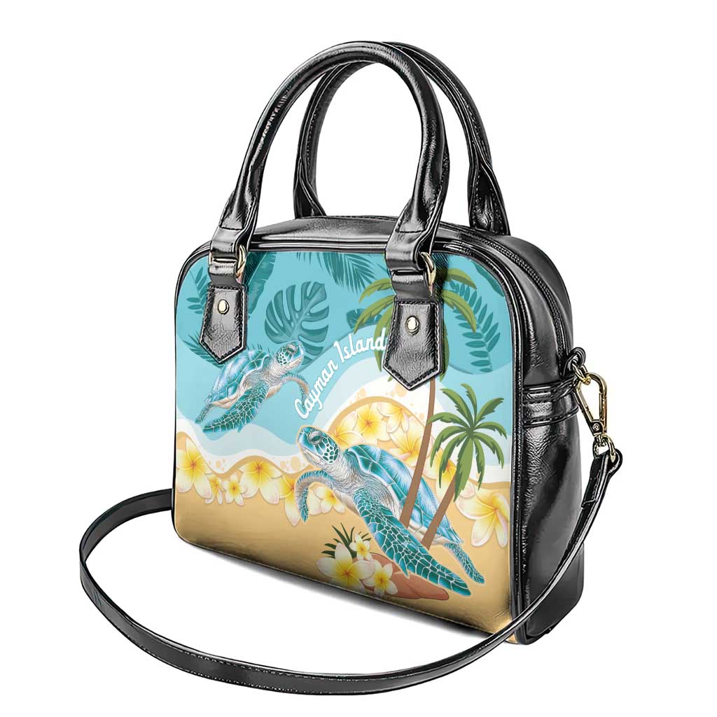 Cayman Islands Shoulder Handbag Sea Turtle Plumeria Tropical Vibes LT14