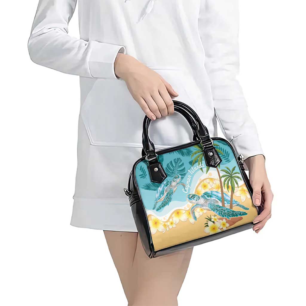 Cayman Islands Shoulder Handbag Sea Turtle Plumeria Tropical Vibes LT14