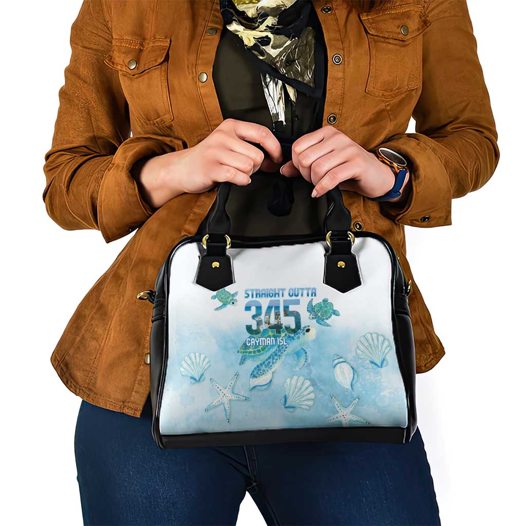 Cayman Islands 345 Shoulder Handbag Sea Turtle Watercolor Style LT14