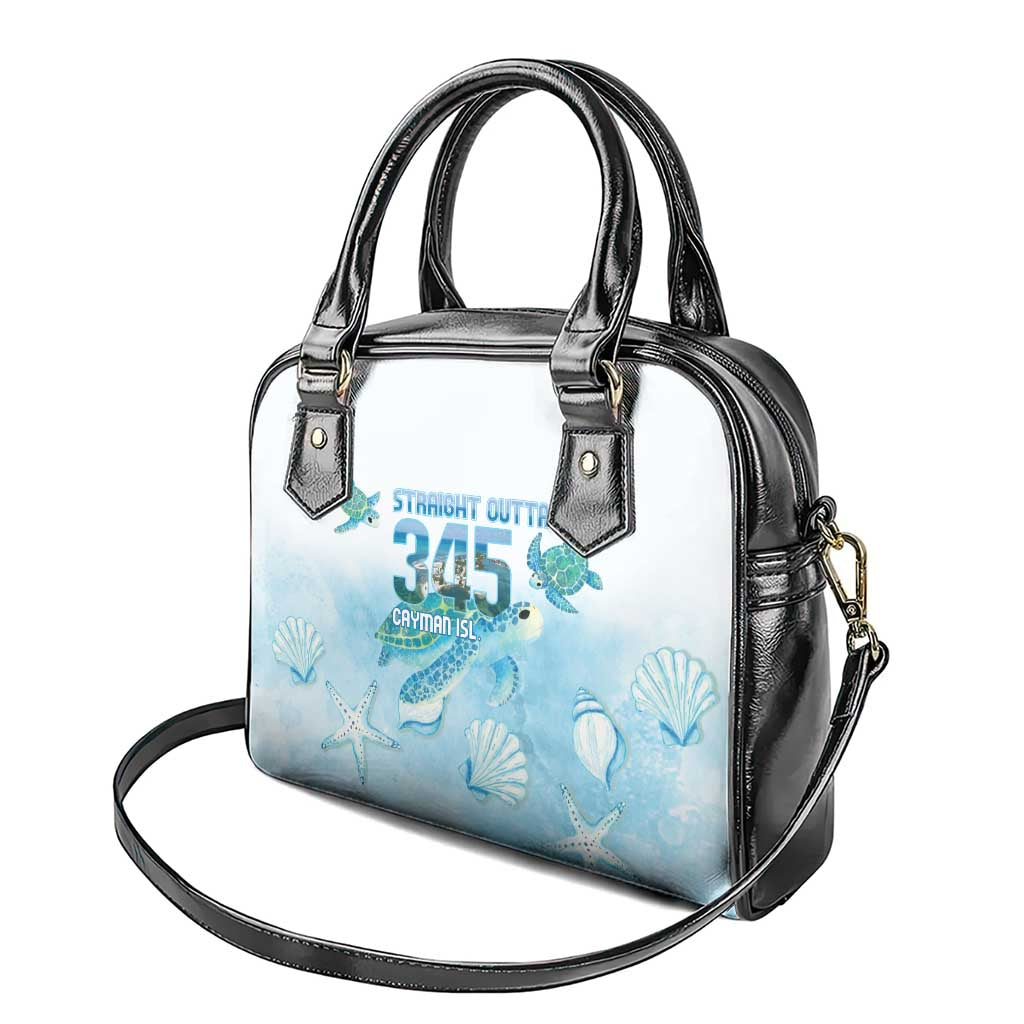 Cayman Islands 345 Shoulder Handbag Sea Turtle Watercolor Style LT14