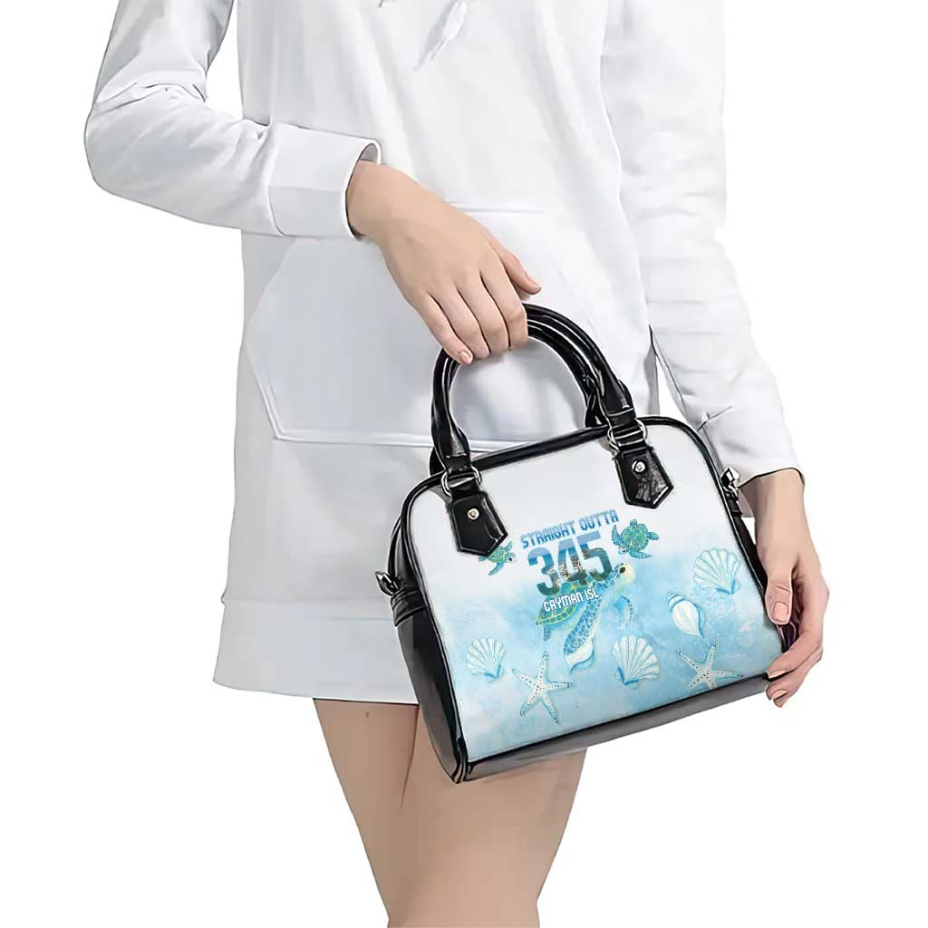 Cayman Islands 345 Shoulder Handbag Sea Turtle Watercolor Style LT14