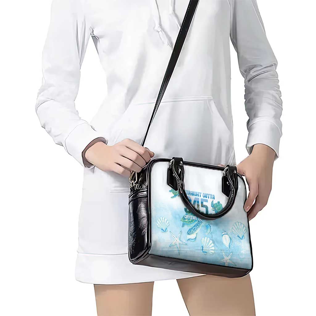 Cayman Islands 345 Shoulder Handbag Sea Turtle Watercolor Style LT14