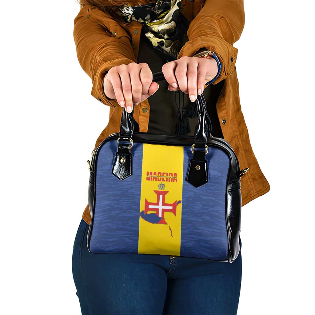 Madeira Day Shoulder Handbag Pearl of the Atlantic Flag Style LT14