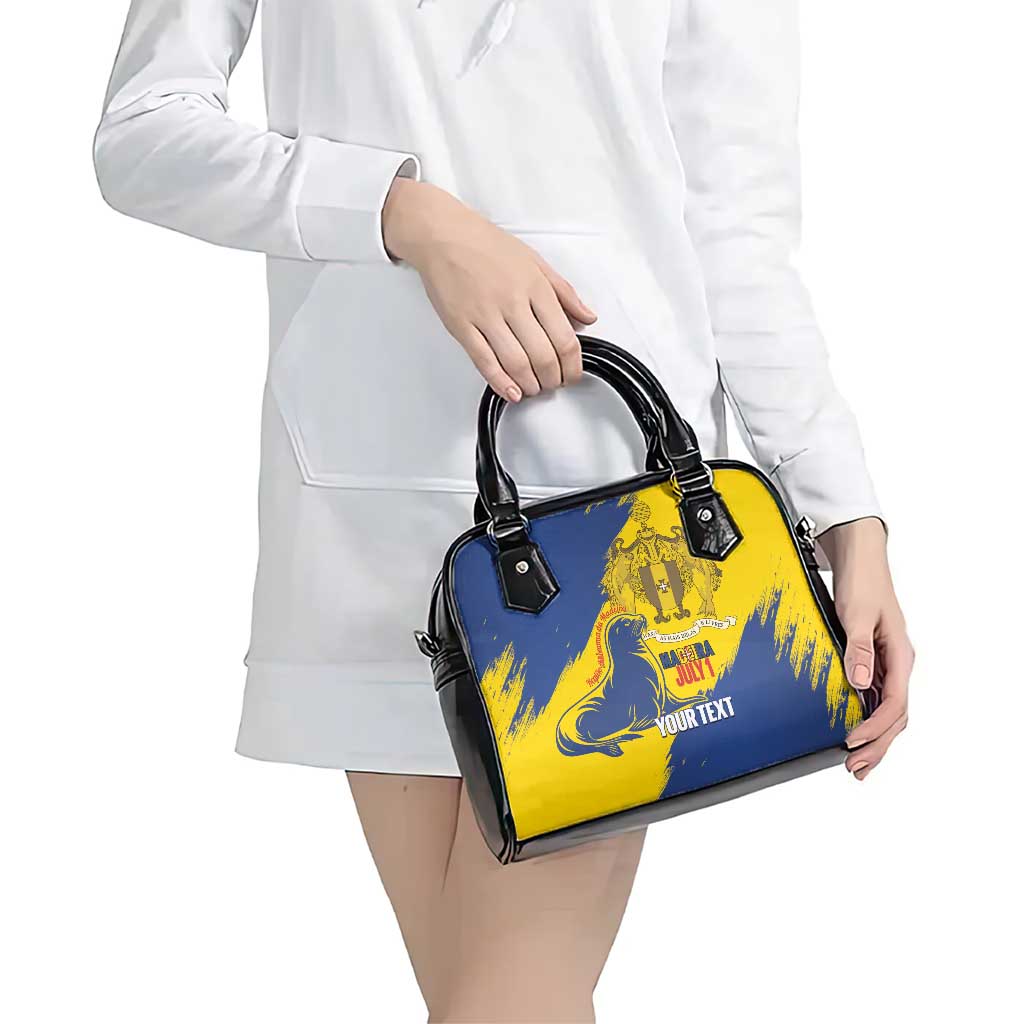 Personalised Madeira Day Shoulder Handbag July 1 Monk Seal Grunge Style LT14