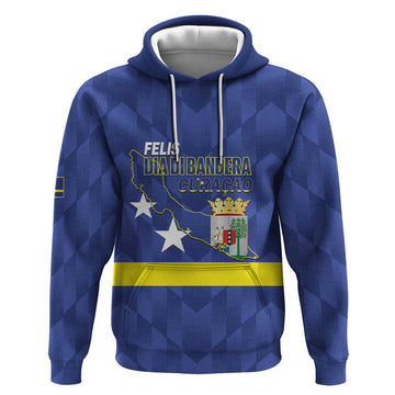 Felis Dia di Bandera Curacao Hoodie Flag Proud LT14