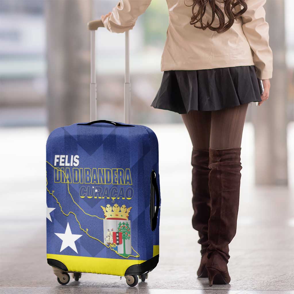 Felis Dia di Bandera Curacao Luggage Cover Flag Proud LT14
