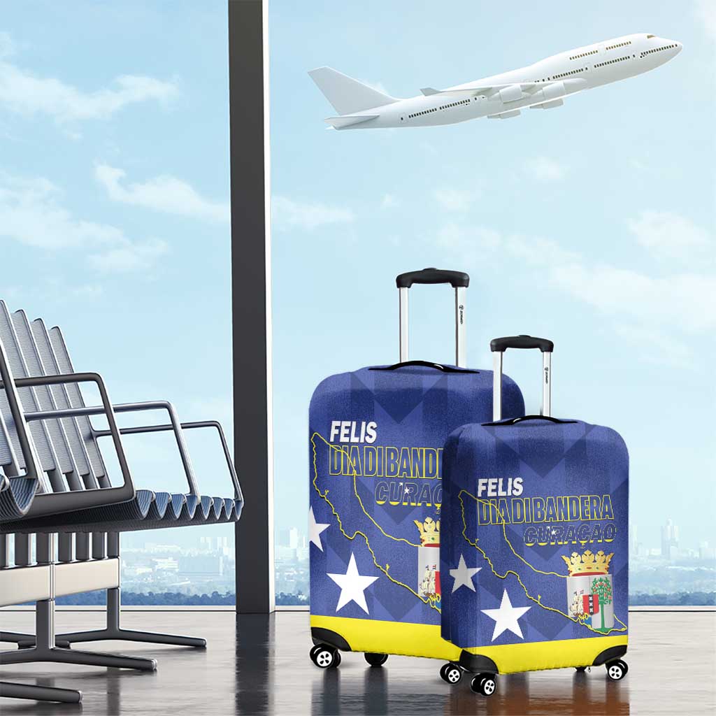 Felis Dia di Bandera Curacao Luggage Cover Flag Proud LT14