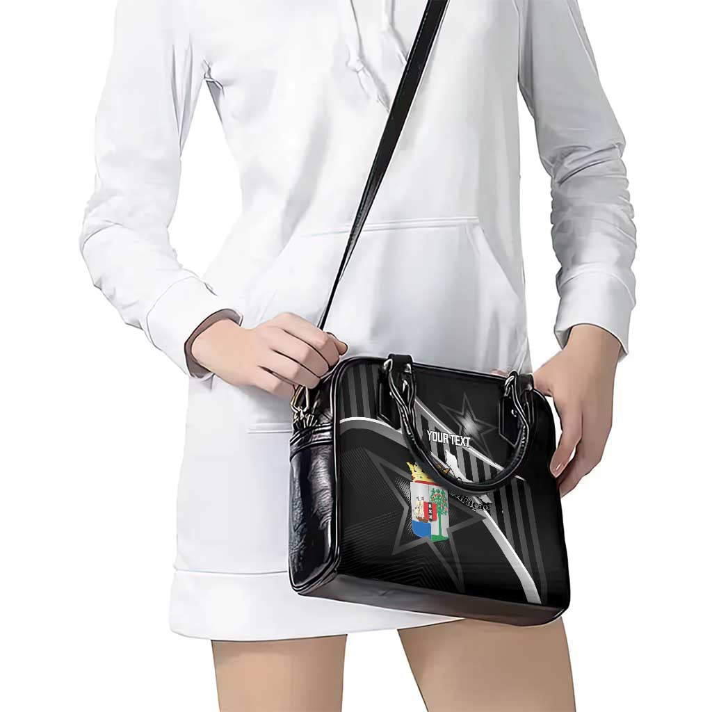 Custom Curacao Football Shoulder Handbag Go La Familia Azul Black Style LT14