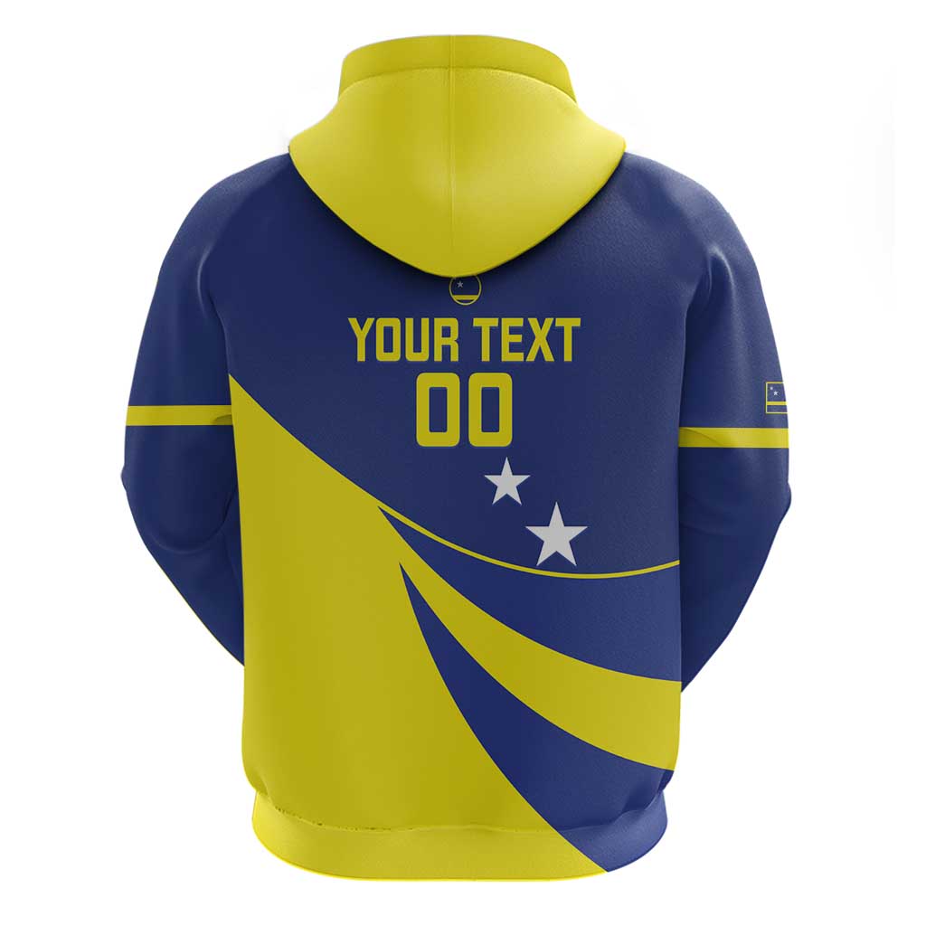 Custom Baseball Curacao Hoodie Go Champions Korsou Curve Vibes LT14