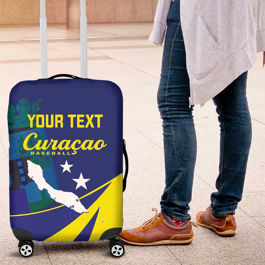Custom Baseball Curacao Luggage Cover Go Champions Korsou Curve Vibes LT14