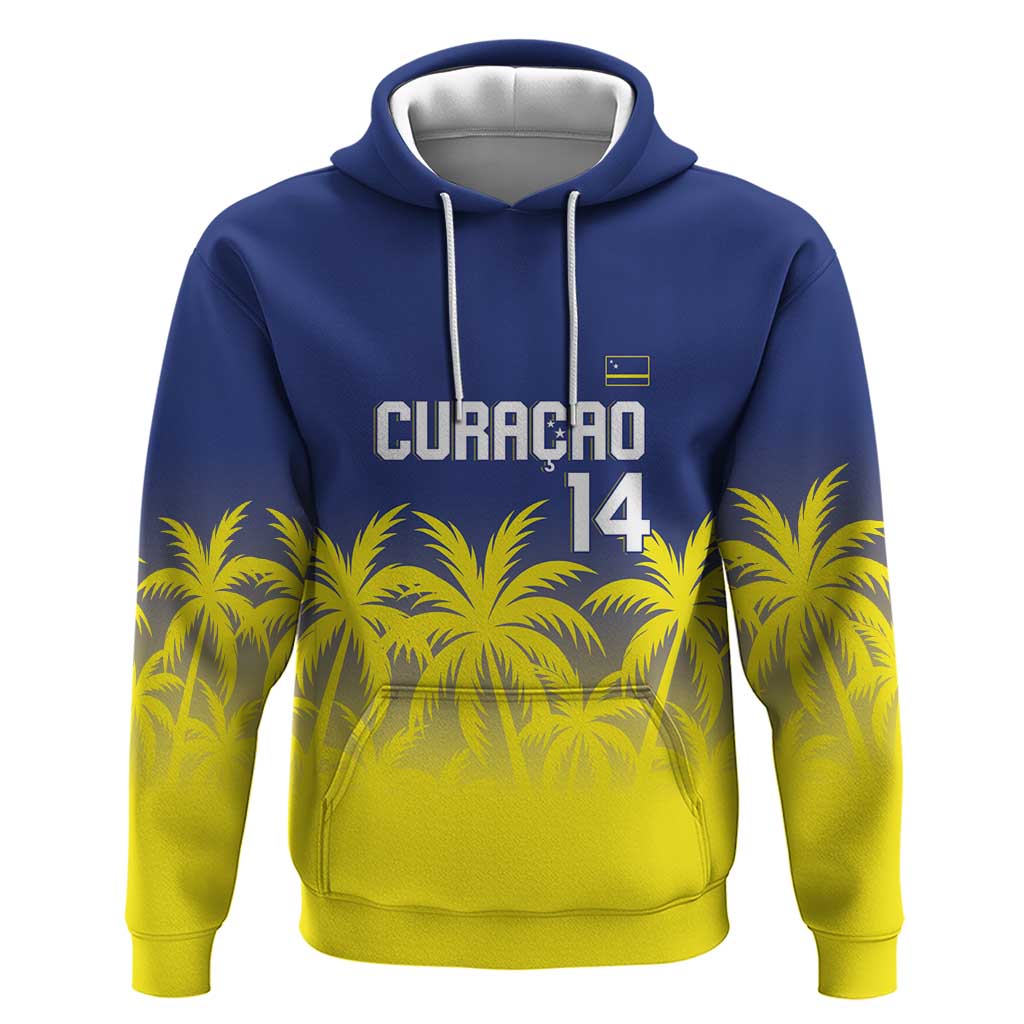 Custom Baseball Curacao Hoodie 2025 Korsou de Palmbomen LT14