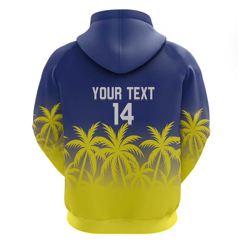 Custom Baseball Curacao Hoodie 2025 Korsou de Palmbomen LT14