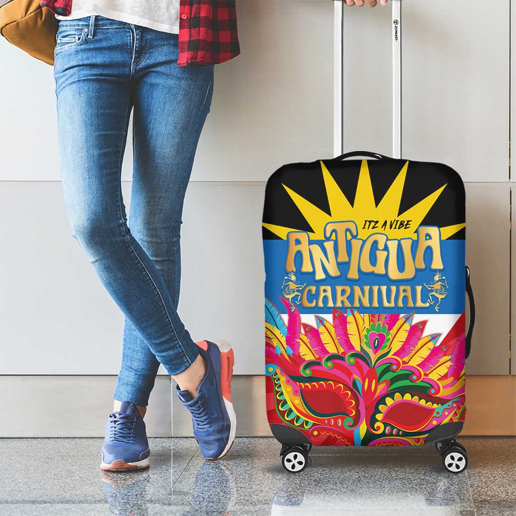 Antigua Carnival Luggage Cover Greatest Summer Festival Of Caribbean LT14