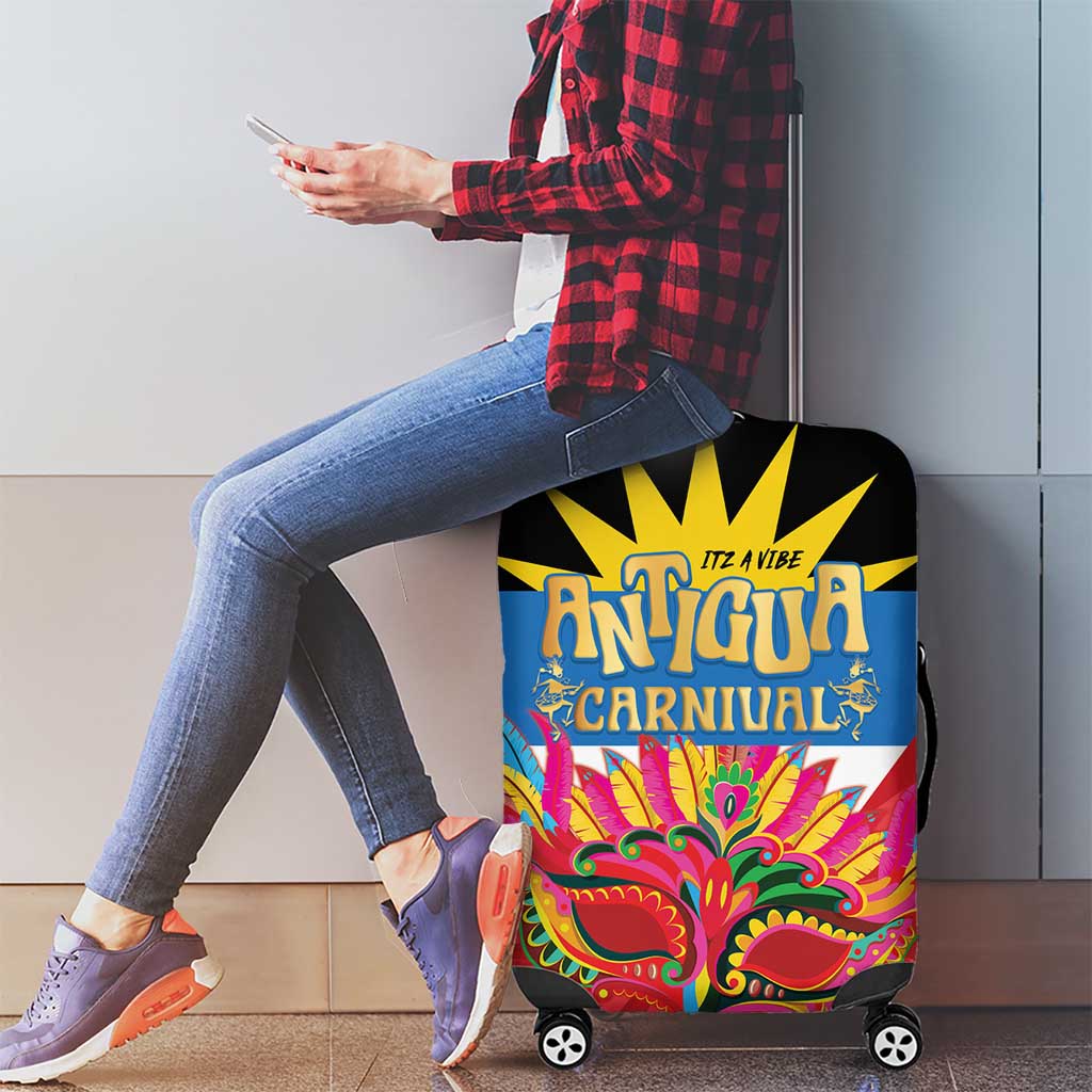 Antigua Carnival Luggage Cover Greatest Summer Festival Of Caribbean LT14