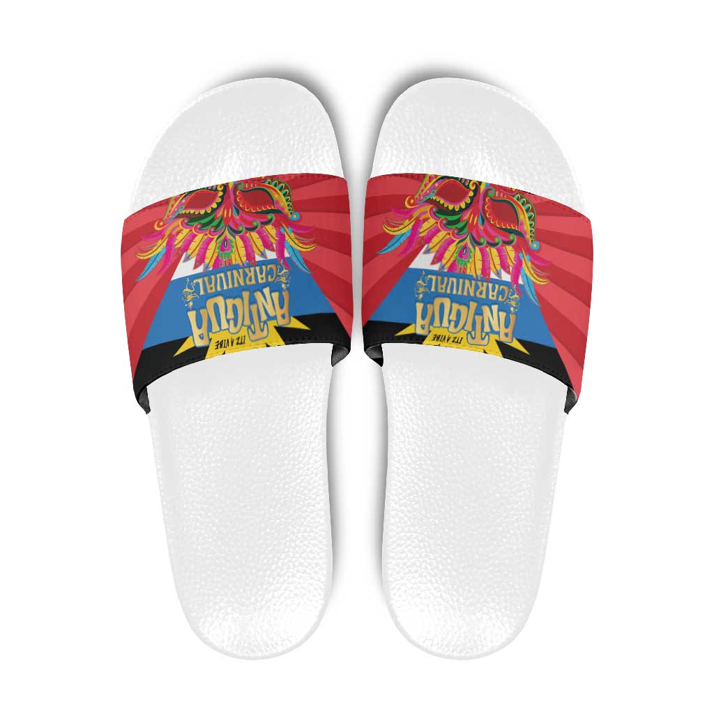 Antigua Carnival Slide Sandals Greatest Summer Festival Of Caribbean LT14