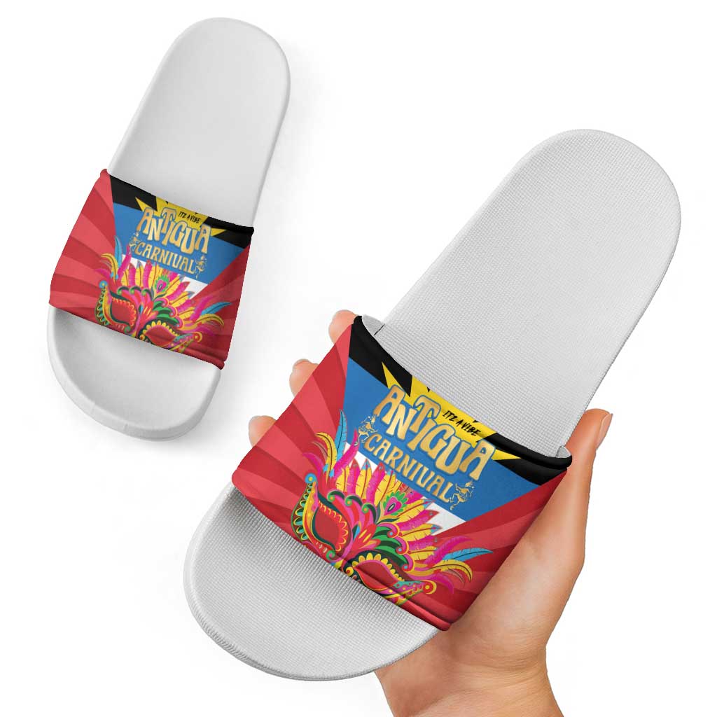 Antigua Carnival Slide Sandals Greatest Summer Festival Of Caribbean LT14