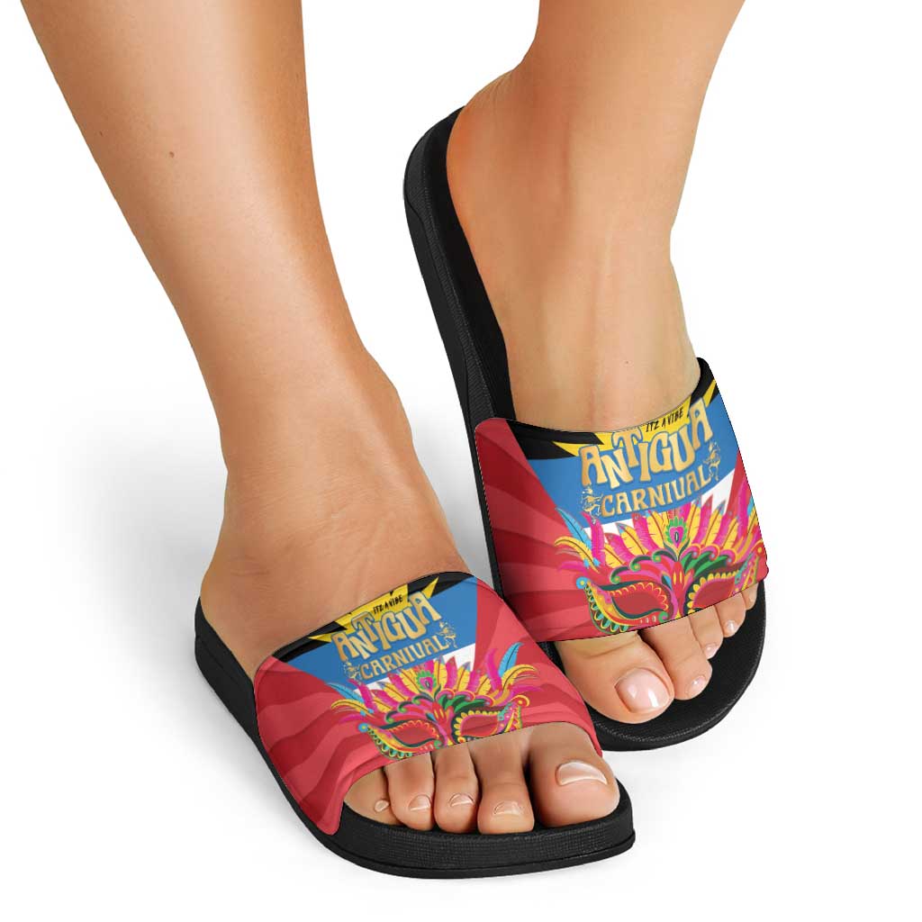Antigua Carnival Slide Sandals Greatest Summer Festival Of Caribbean LT14
