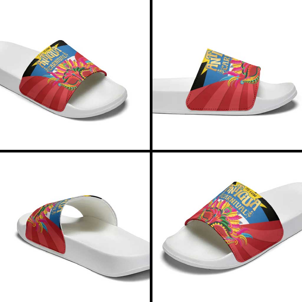 Antigua Carnival Slide Sandals Greatest Summer Festival Of Caribbean LT14