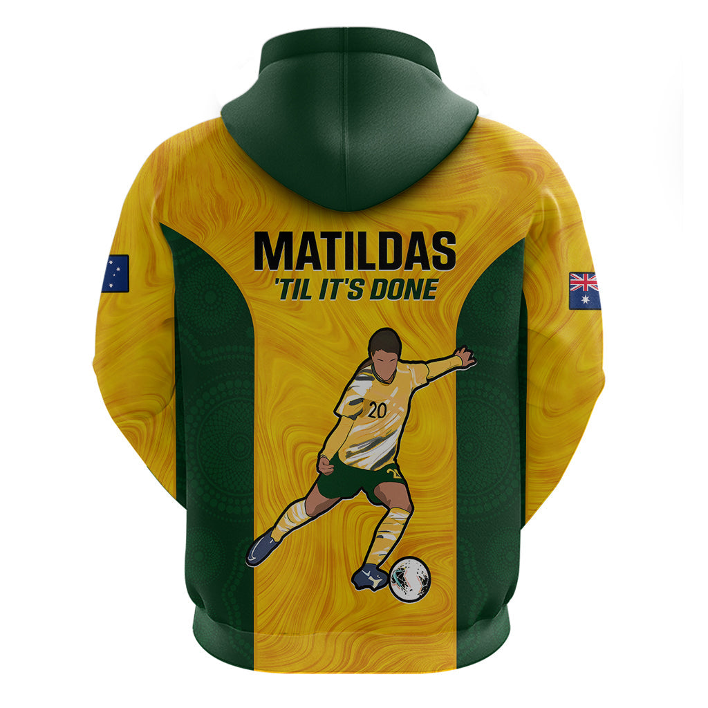 Australia Soccer Hoodie Sam Kerr Matildas Proud 2023 World Cup Yellow LT14