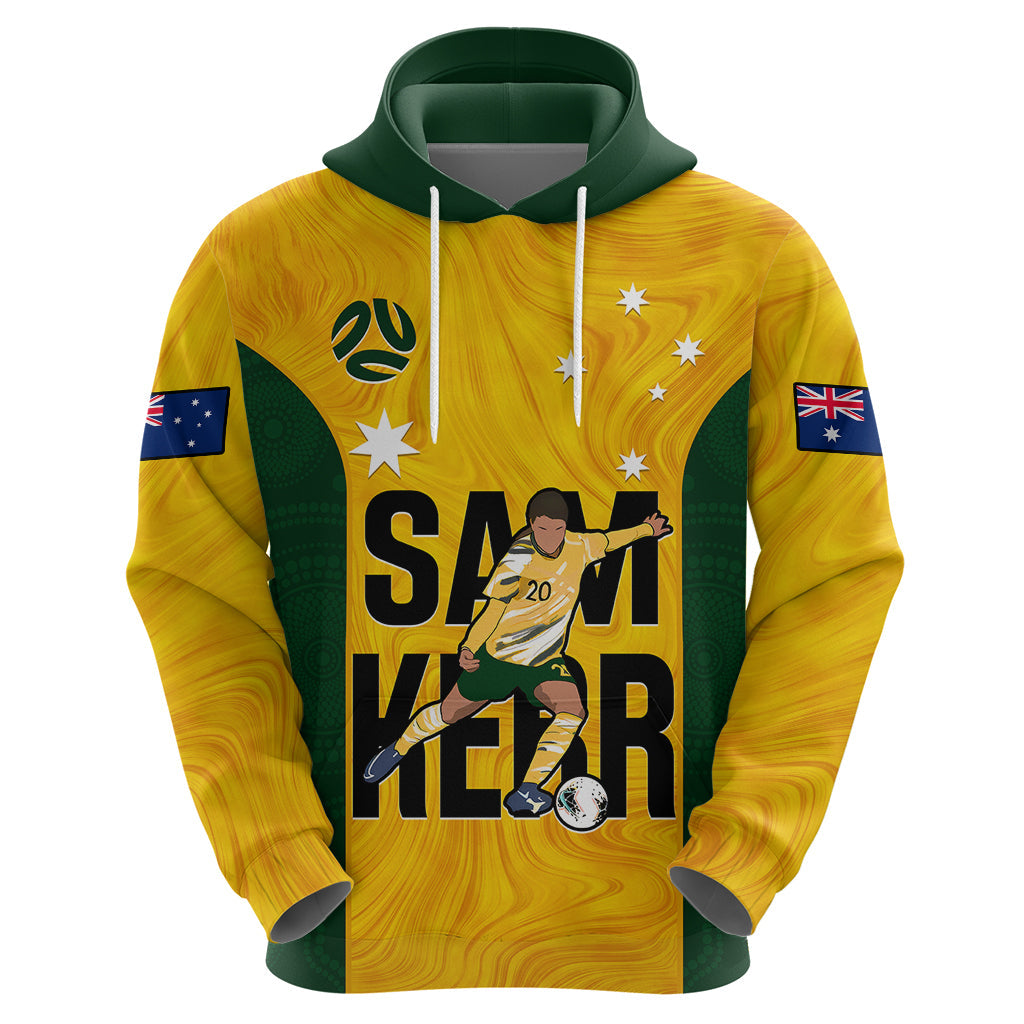 Australia Soccer Hoodie Sam Kerr Matildas Proud 2023 World Cup Yellow LT14