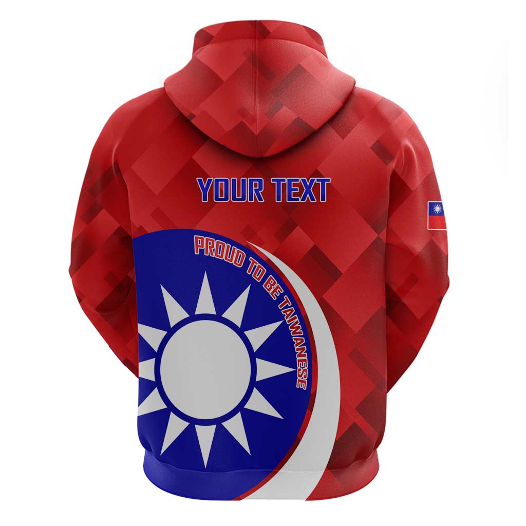 Personalised Taiwan Badminton Hoodie 2024 Taiwanese Proud Dynamic Style LT14