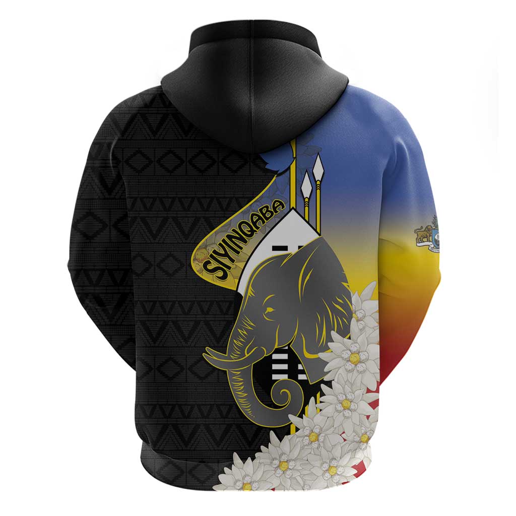 Eswatini Independence Day Hoodie Swaziland Nguni Shield African Pattern LT14