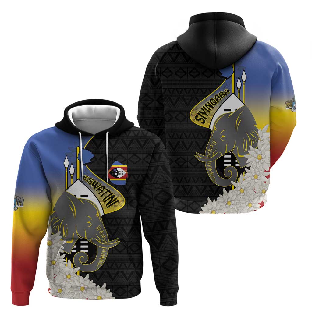Eswatini Independence Day Hoodie Swaziland Nguni Shield African Pattern LT14