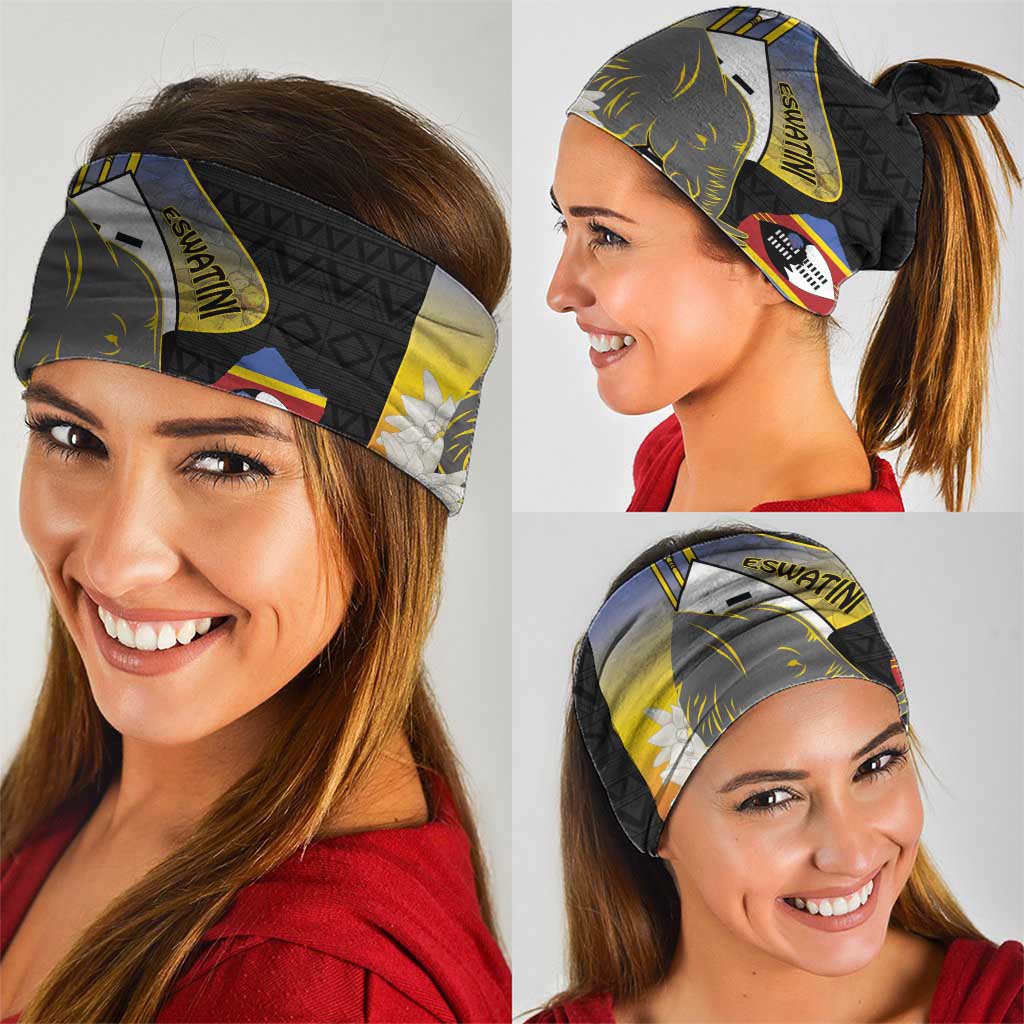 Eswatini Independence Day Neck Gaiter Swaziland Nguni Shield African Pattern LT14