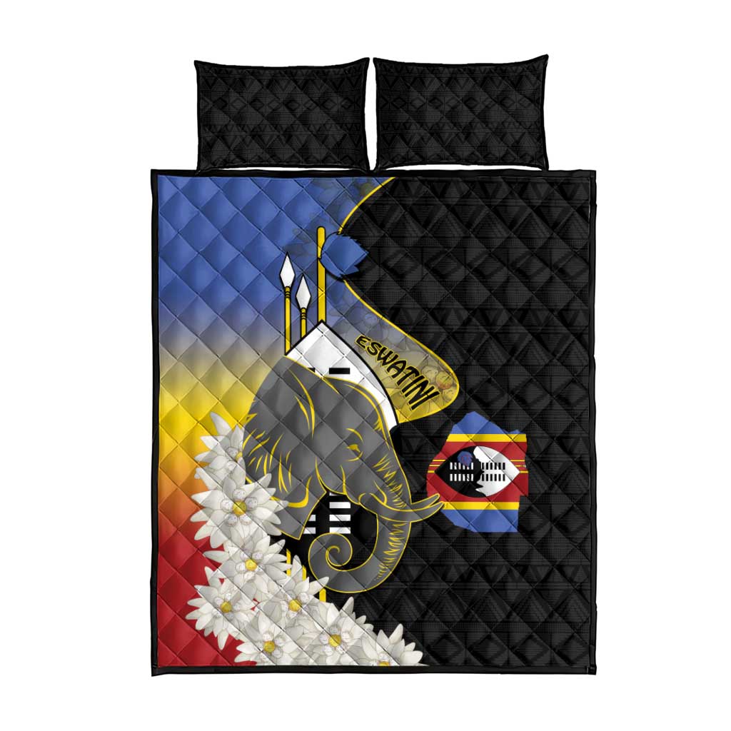 Afro Swaziland Somhlolo Day Quilt Bed Set Nguni Shield African Pattern LT14