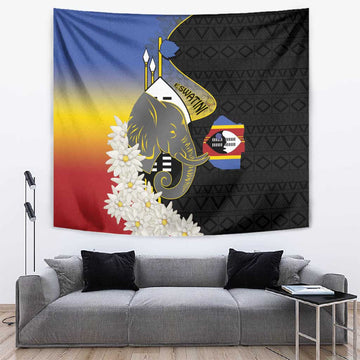 Afro Swaziland Somhlolo Day Tapestry Nguni Shield African Pattern LT14