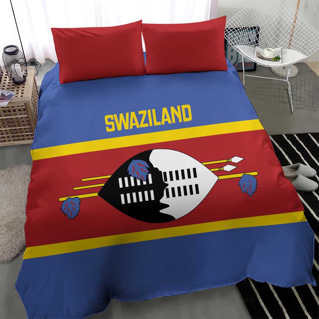 Afro Swaziland Bedding Set Siyinqaba Eswatini Flag Style LT14