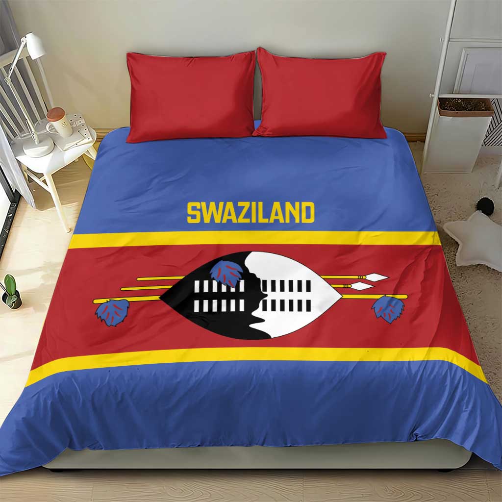 Afro Swaziland Bedding Set Siyinqaba Eswatini Flag Style LT14