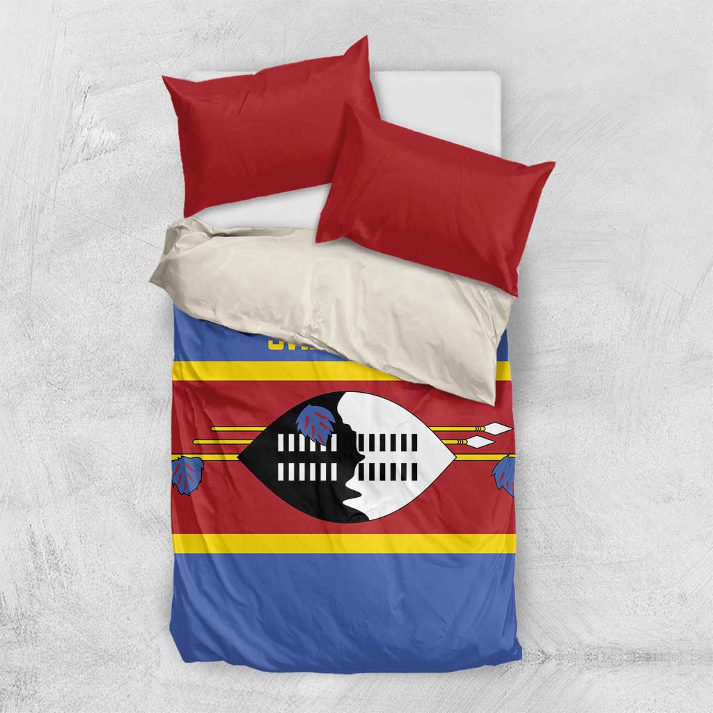 Afro Swaziland Bedding Set Siyinqaba Eswatini Flag Style LT14