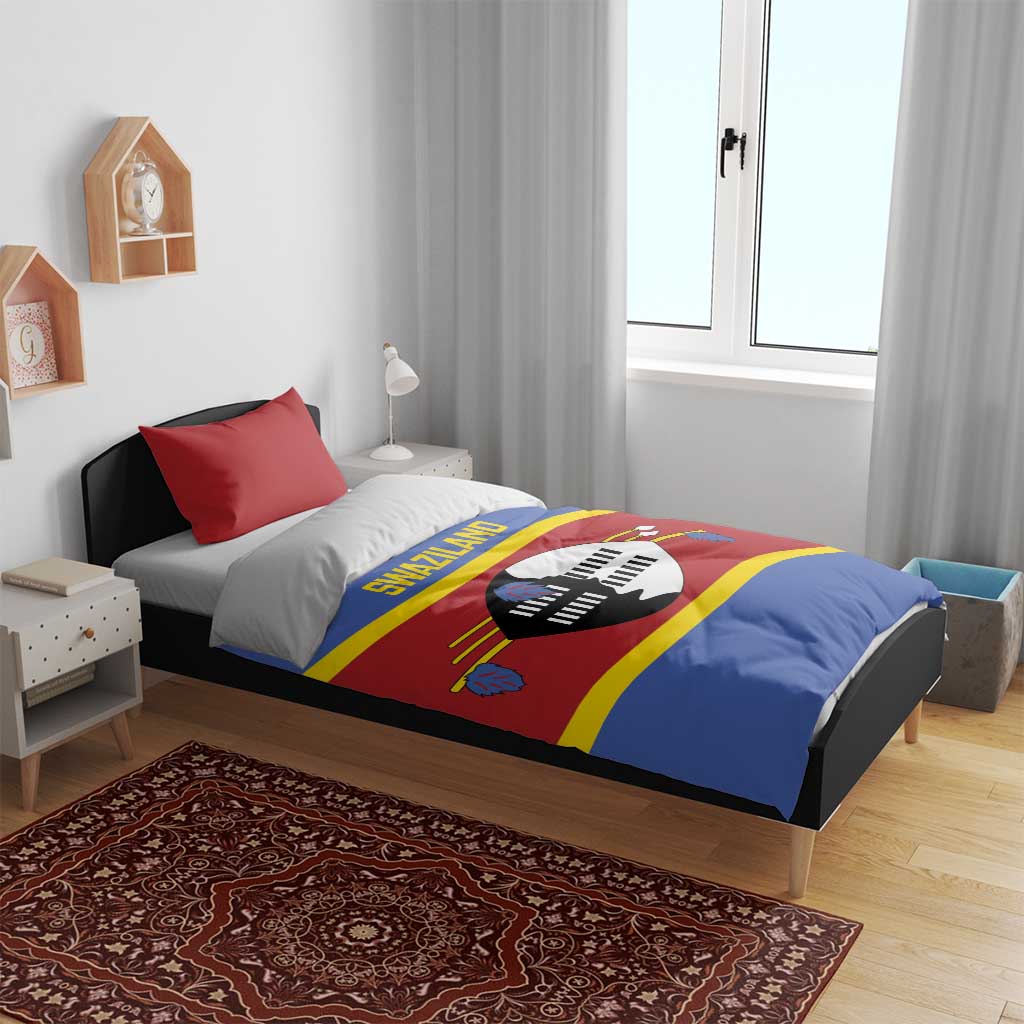 Afro Swaziland Bedding Set Siyinqaba Eswatini Flag Style LT14