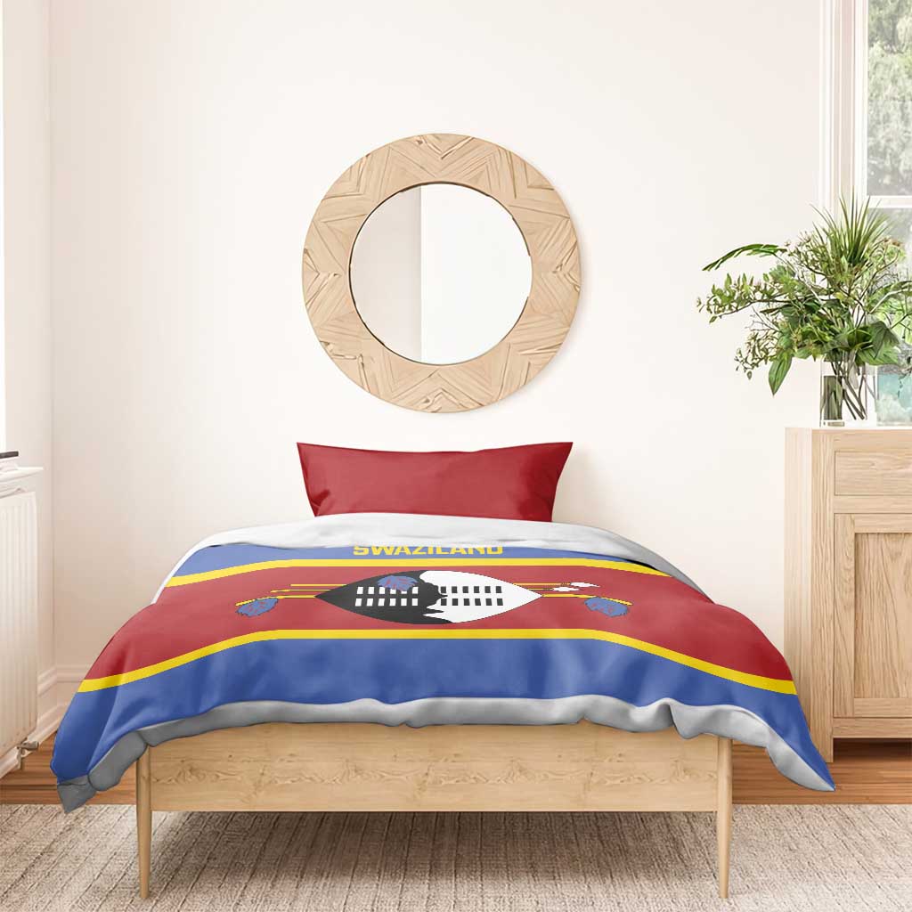Afro Swaziland Bedding Set Siyinqaba Eswatini Flag Style LT14