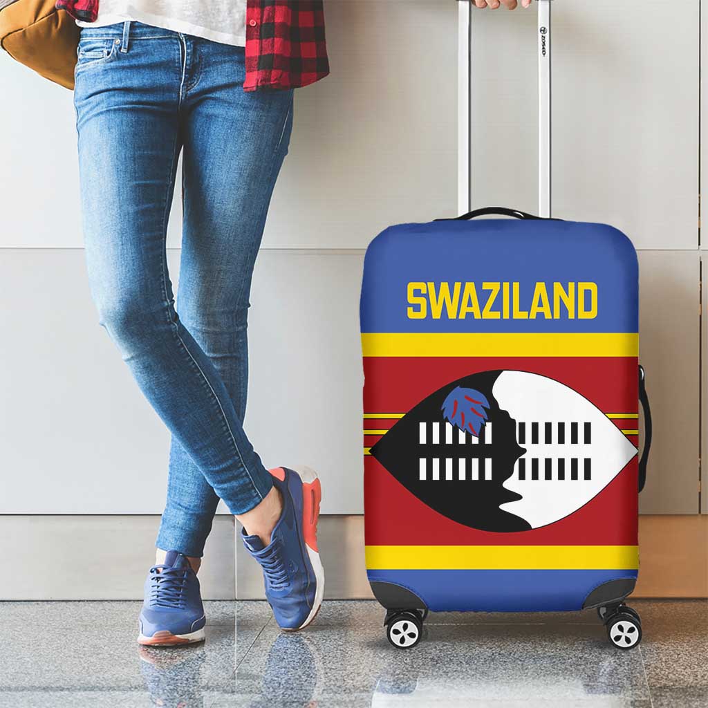 Swaziland Luggage Cover Siyinqaba Eswatini Flag Style LT14